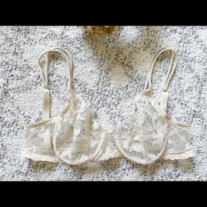 La Perla Ivory Lace Underwire Bra size 3